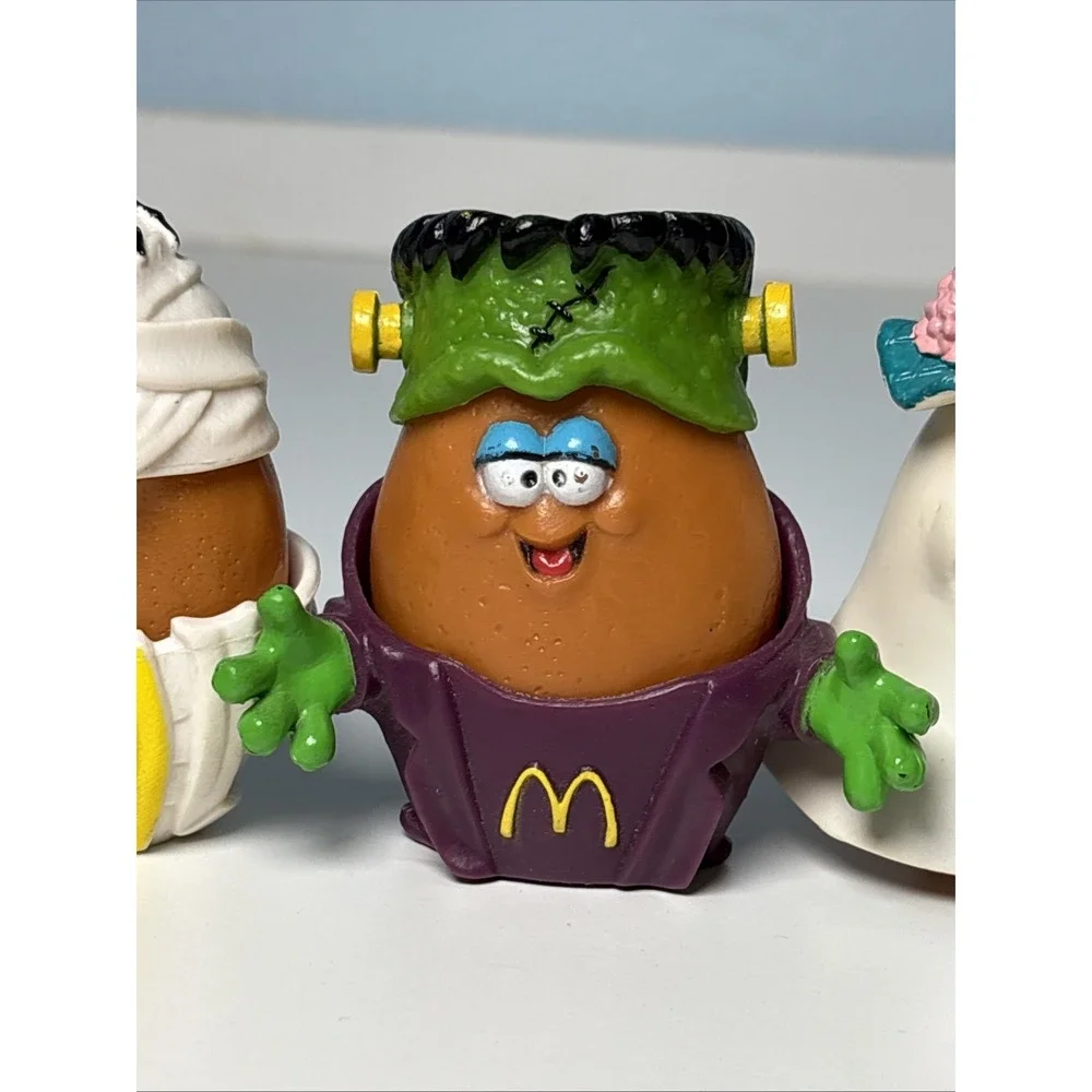 1992 McDonald's Halloween McNugget Buddies - Set of 4 Vintage Nugget Toys